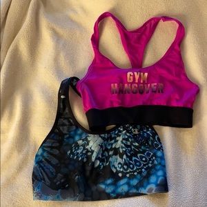 Two Racerbqck Sports Bras